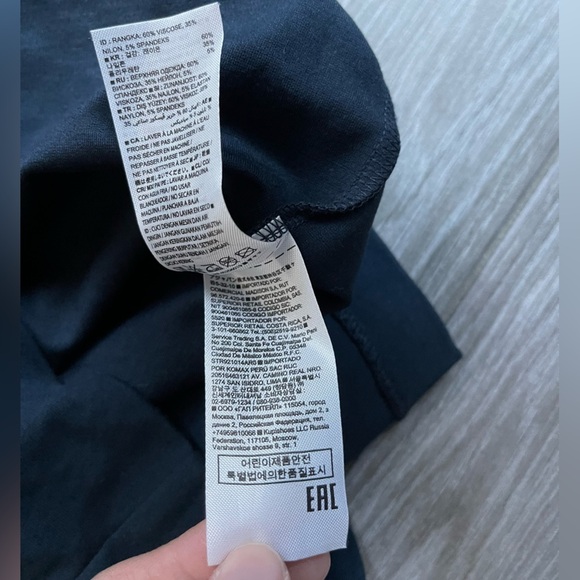 Banana Republic Women’s Navy Bell-Sleeve Shift Dress Long Sleeve, size 00• - Picture 7 of 13